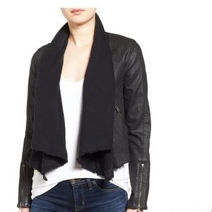 Free People Drape Front Moto Jacket